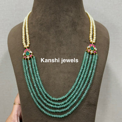 Jadau swaroski emerald haram