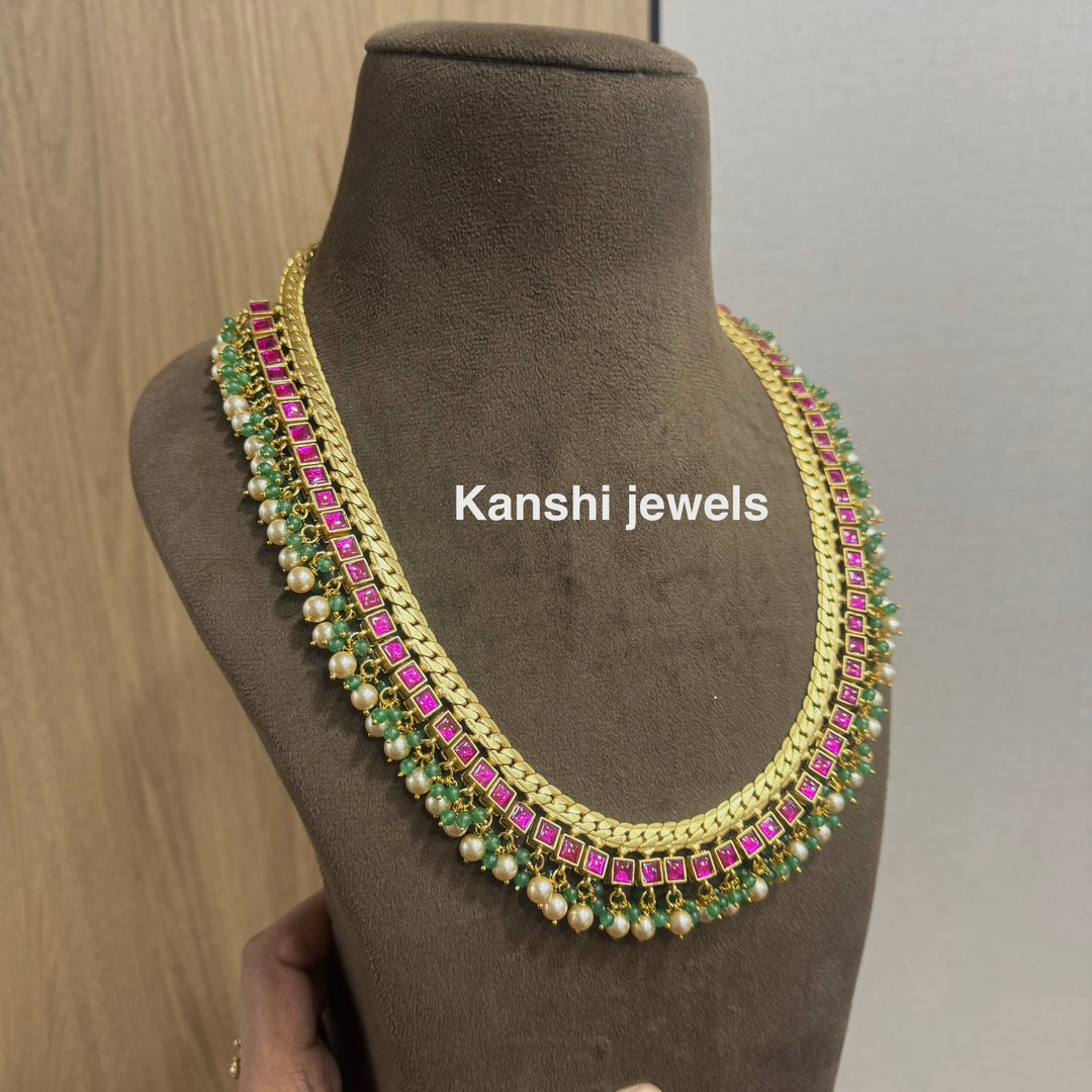 Kanshijewels , dulhan necklace , chokar necklace, kundan necklace, jadau necklace,  kanshi jewellery