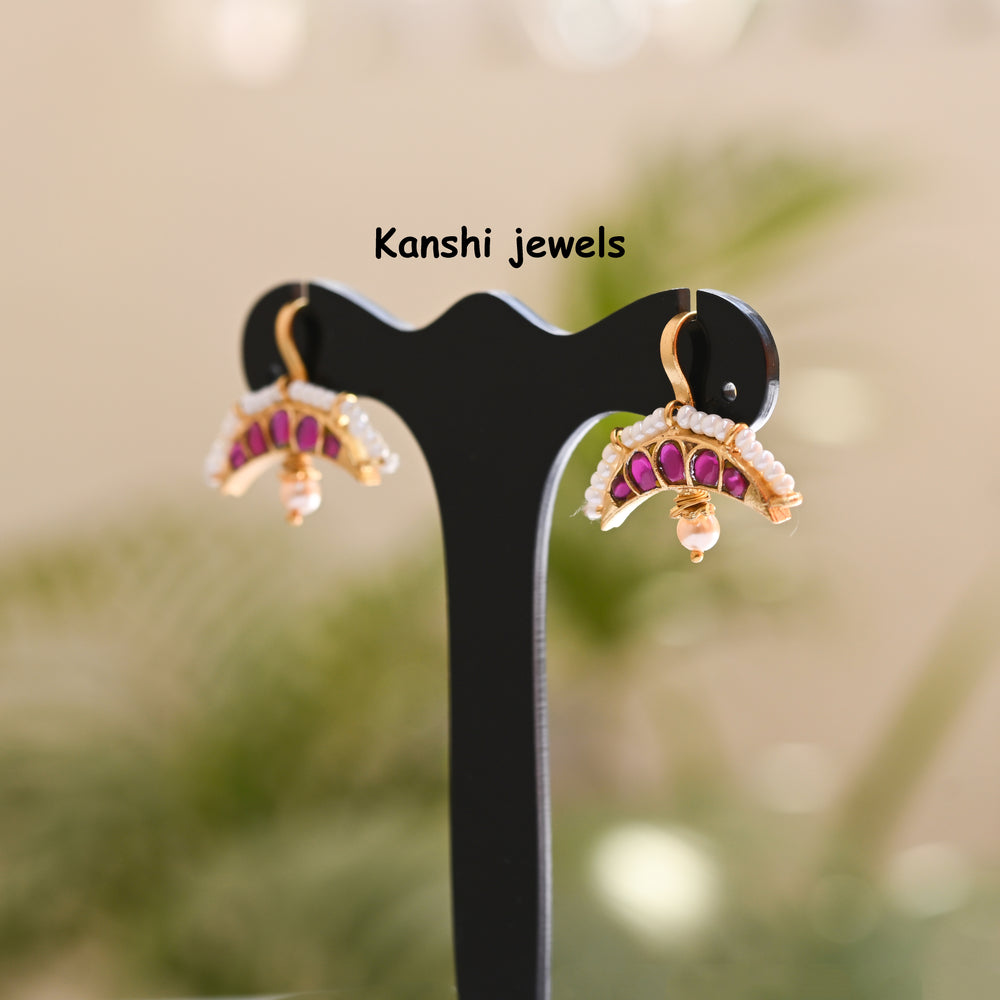 Bugadi earrings by Kanshi Jewels,
Traditional Bugadi jewellery,