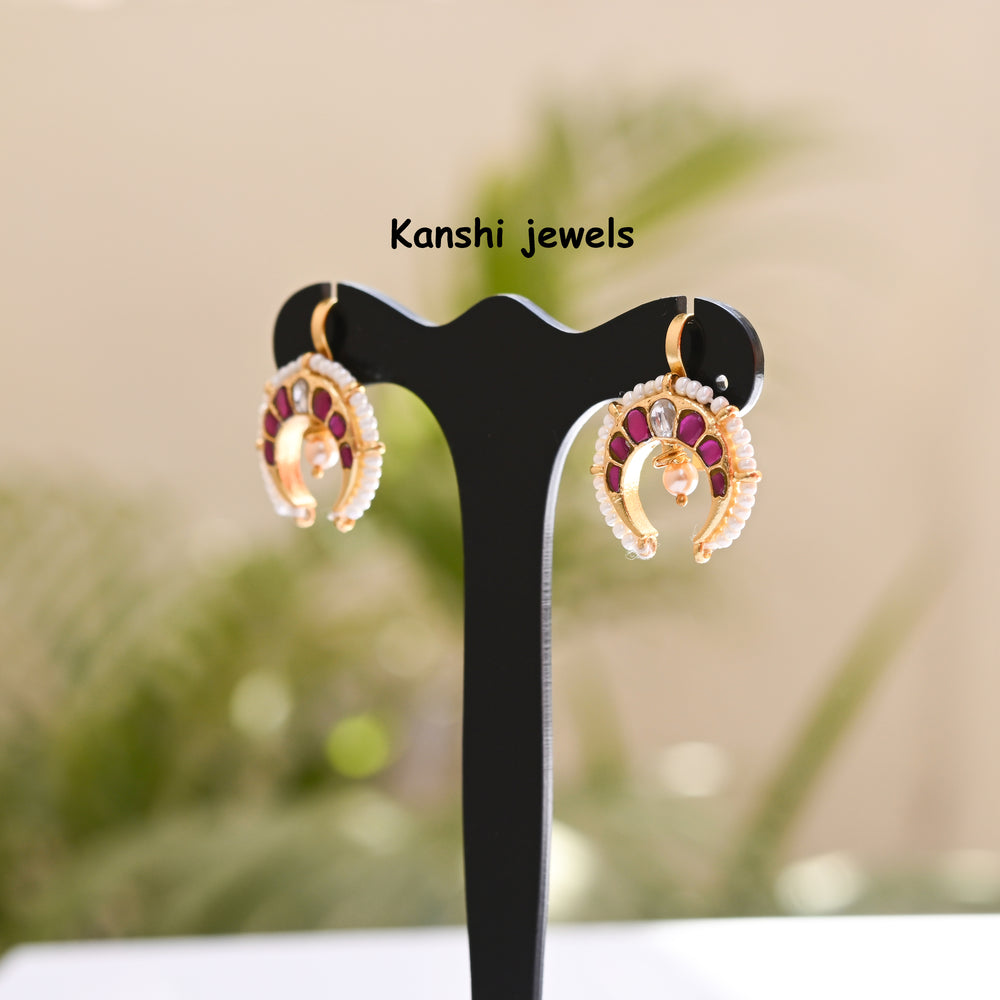 Bugadi earrings by Kanshi Jewels,
Traditional Bugadi jewellery,
