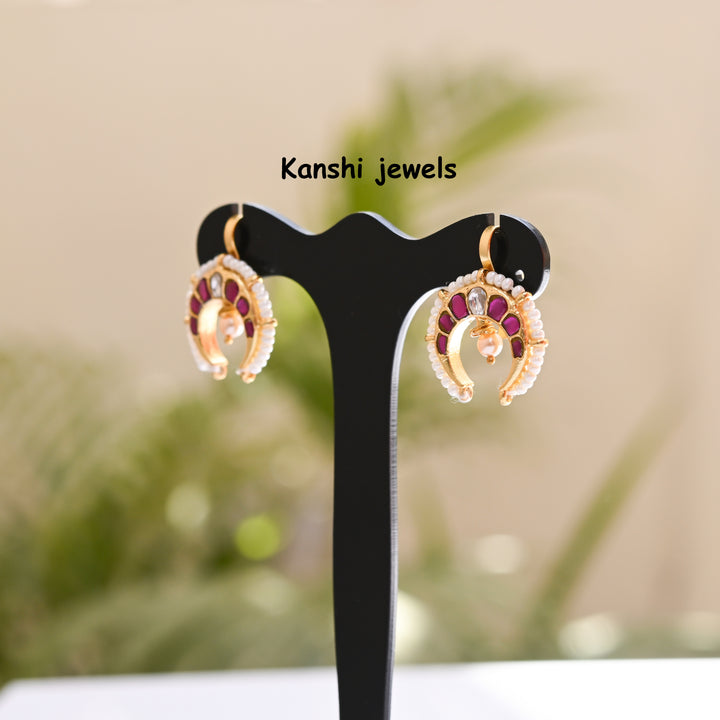 Bugadi earrings by Kanshi Jewels,
Traditional Bugadi jewellery,