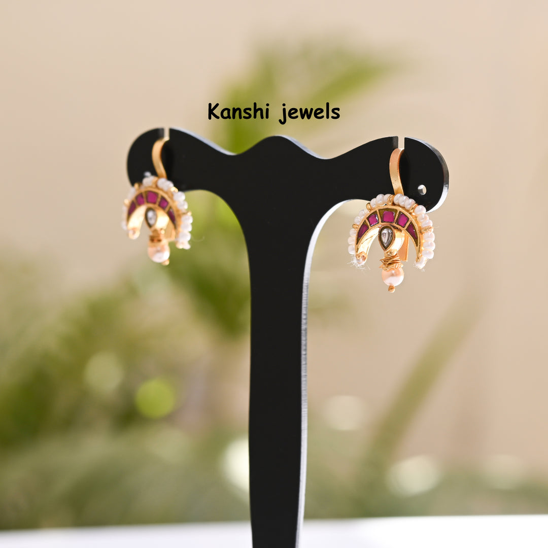 Bugadi earrings by Kanshi Jewels,
Traditional Bugadi jewellery,
