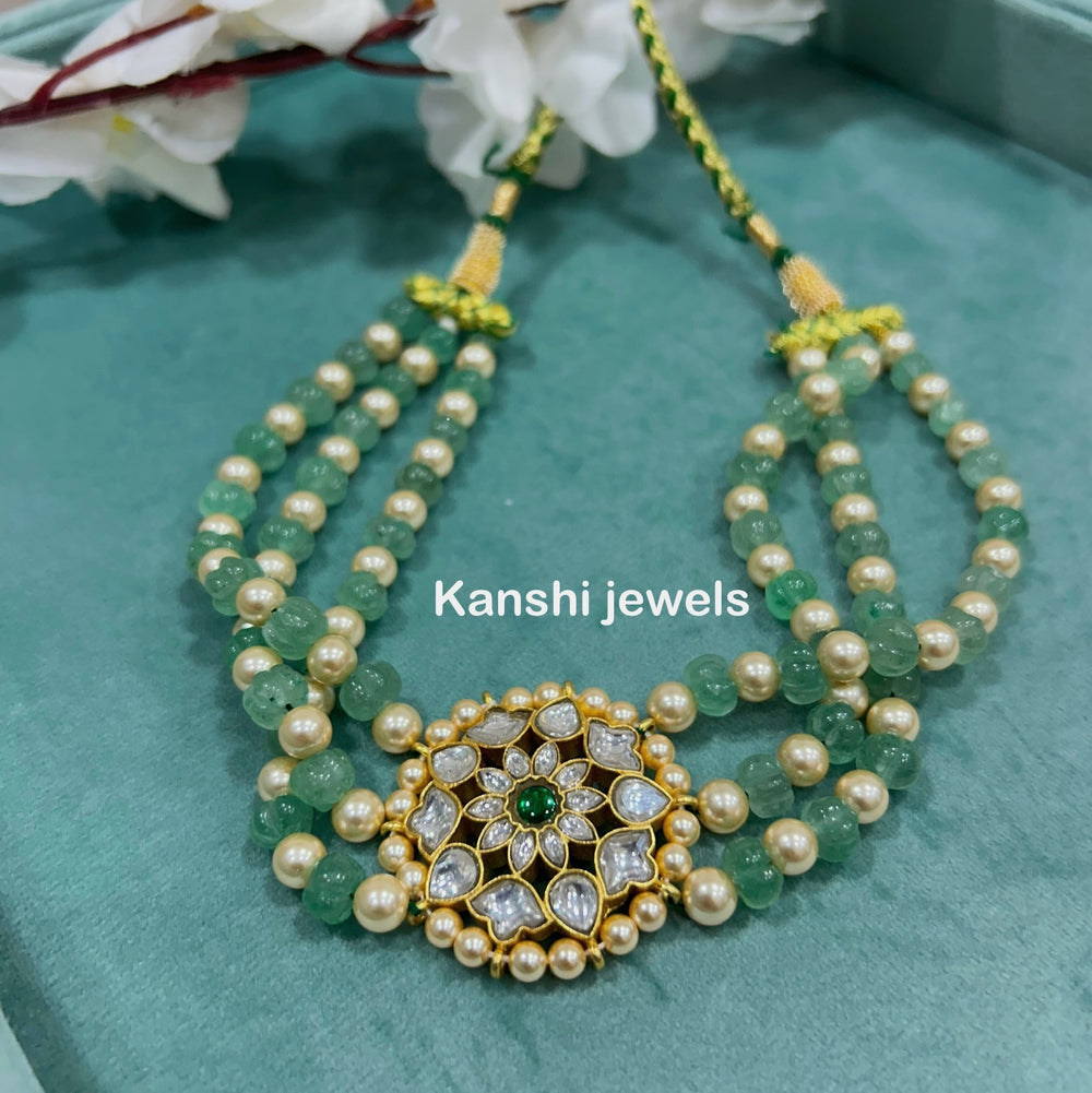 Kanshijewels , dulhan necklace , chokar necklace, kundan necklace, jadau necklace,  kanshi jewellery