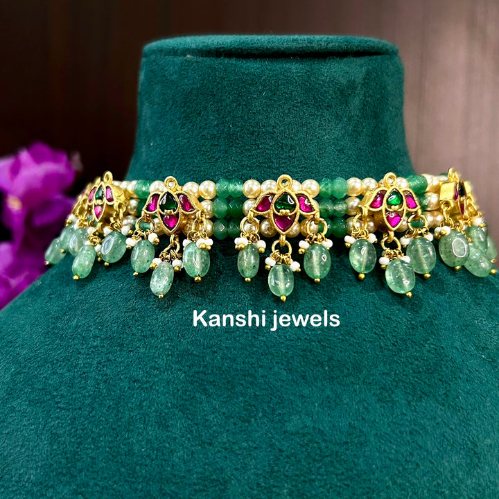 Kanshijewels , dulhan necklace , chokar necklace, kundan necklace, jadau necklace,  kanshi jewellery