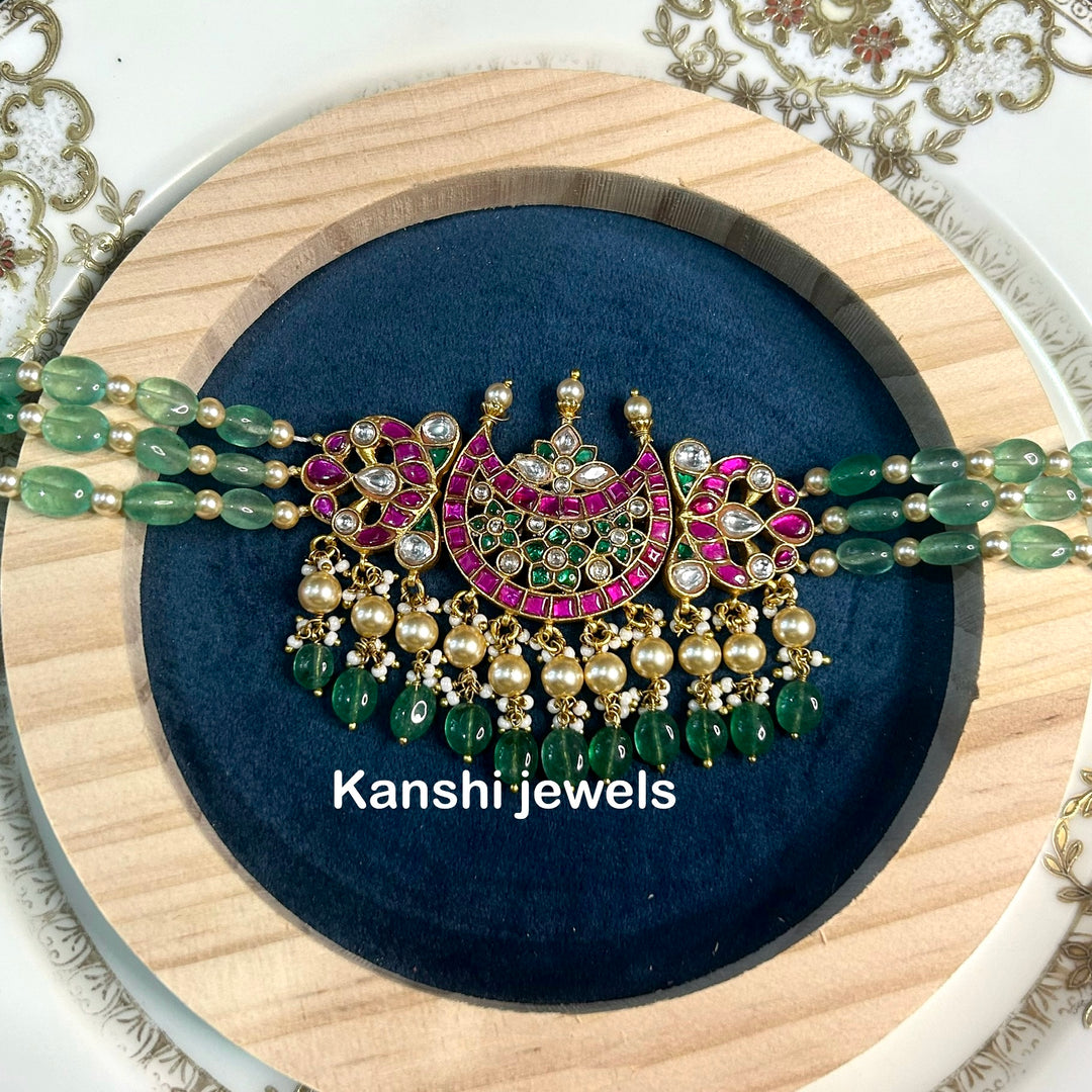 Kanshijewels , dulhan necklace , chokar necklace, kundan necklace, jadau necklace,  kanshi jewellery
