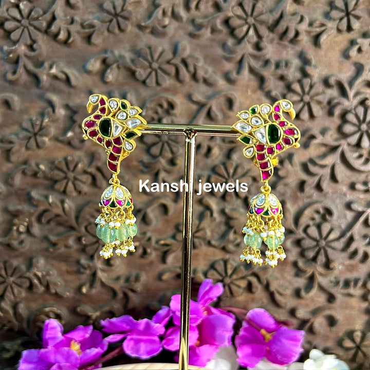 Peacock jhumki
