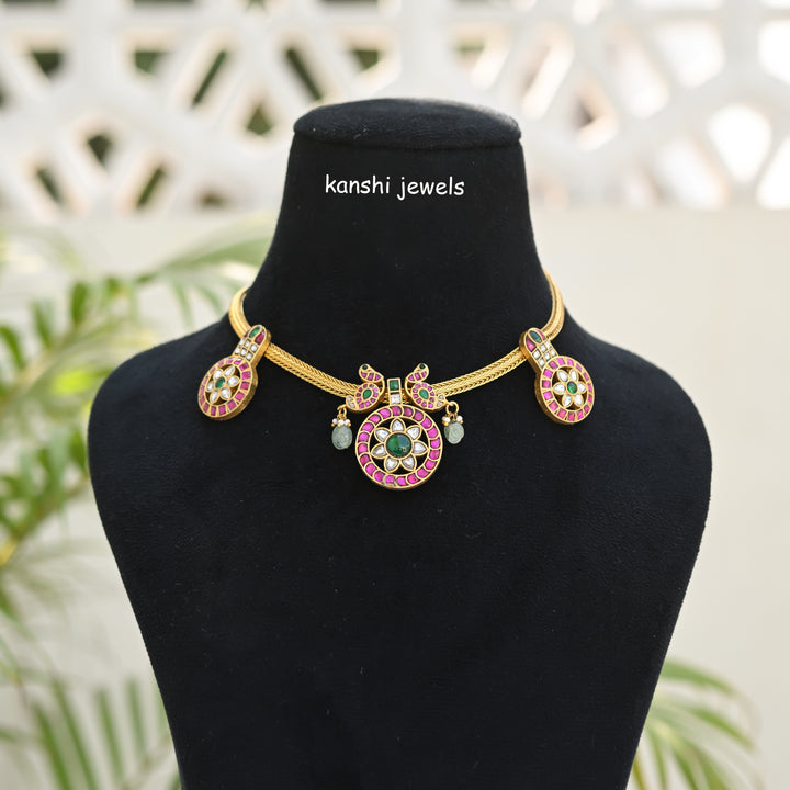 Jadau chain necklace
