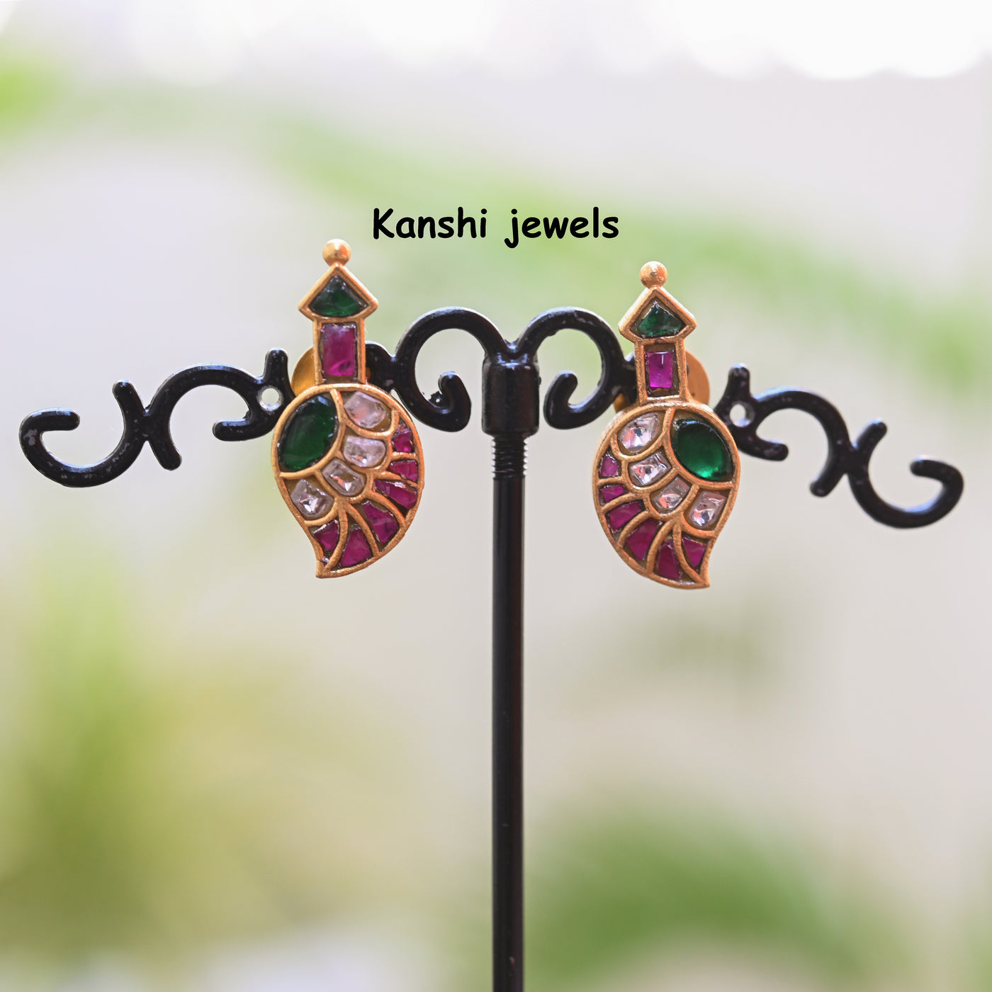 Jadau Kundan Studs