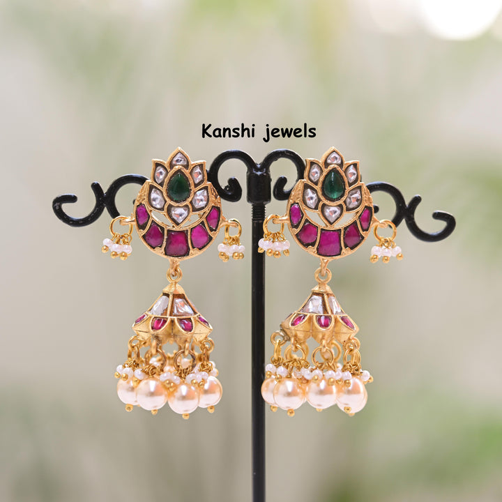 Jadau earrings