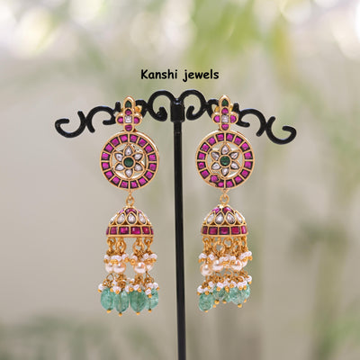 Jadau earrings