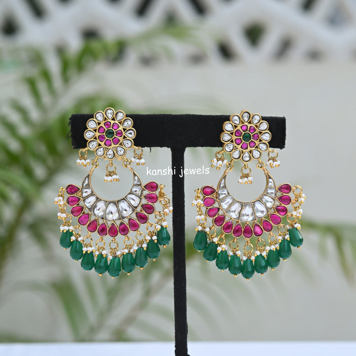 Jadau earrings