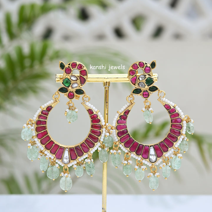 Jadau earrings