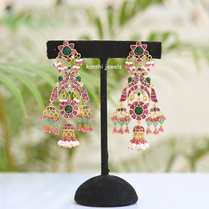 Jadau earrings