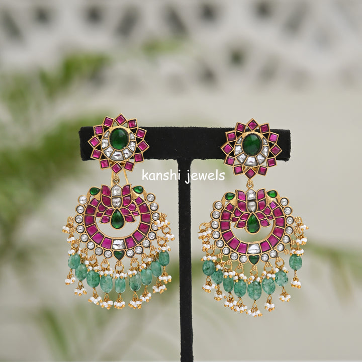 Jadau earrings