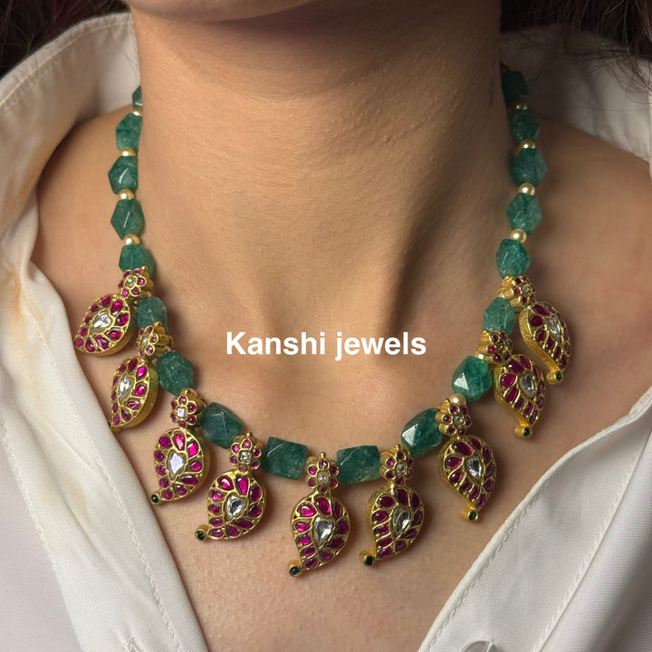 Kanshijewels , dulhan necklace , chokar necklace, kundan necklace, jadau necklace,  kanshi jewellery