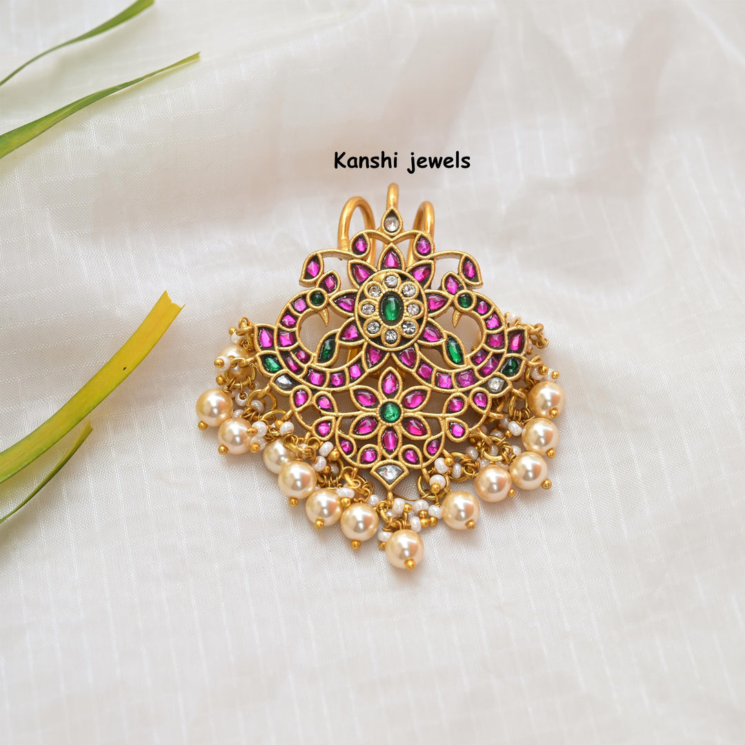 Jadau Hair Pin by Kanshi Jewels,
Dulan Hair pin