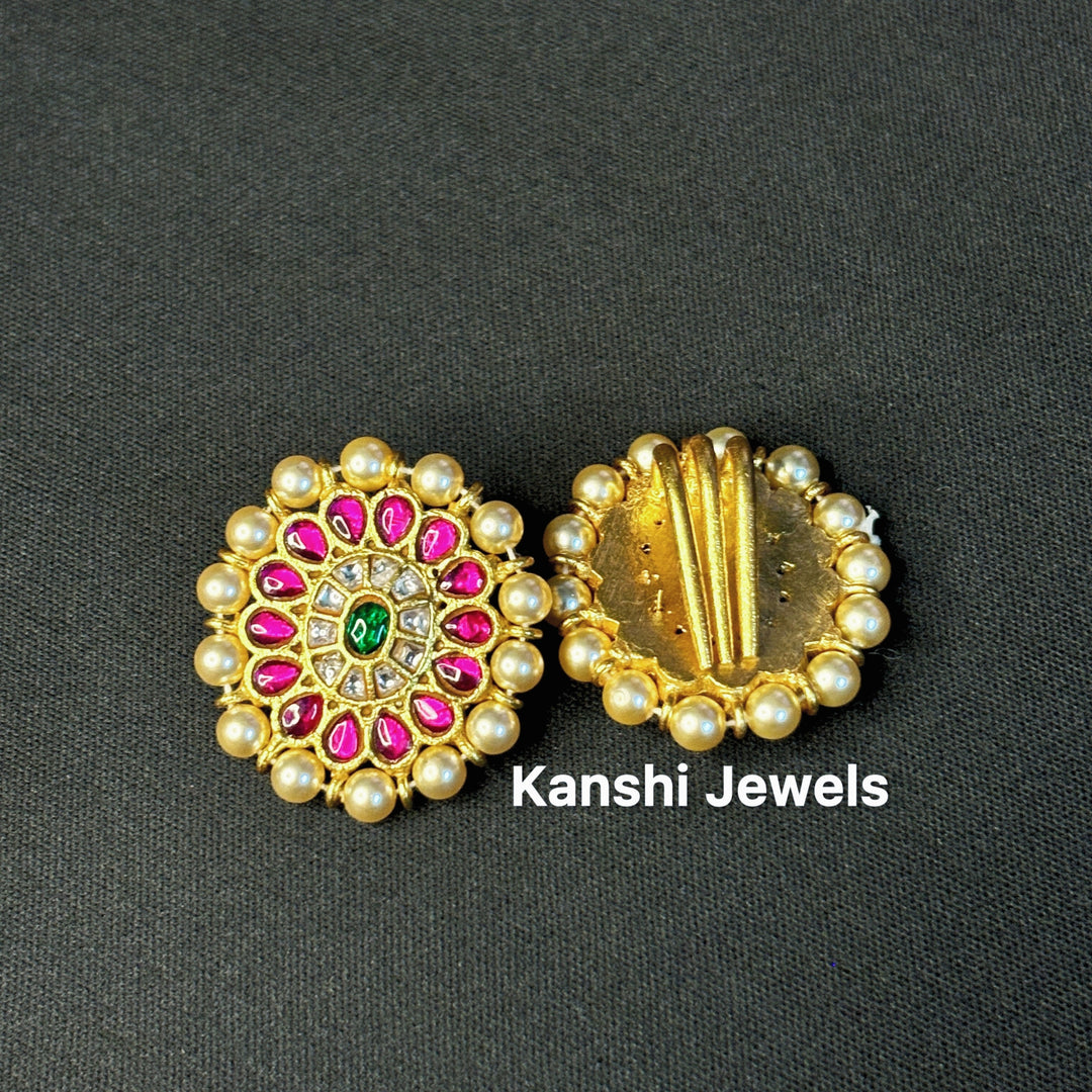 Jadau Hair Pin by Kanshi Jewels,
Dulan Hair Pin