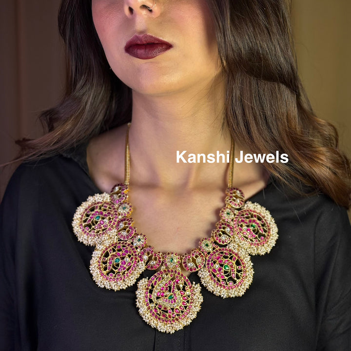Kanshijewels , dulhan necklace , chokar necklace, kundan necklace, jadau necklace,  kanshi jewellery