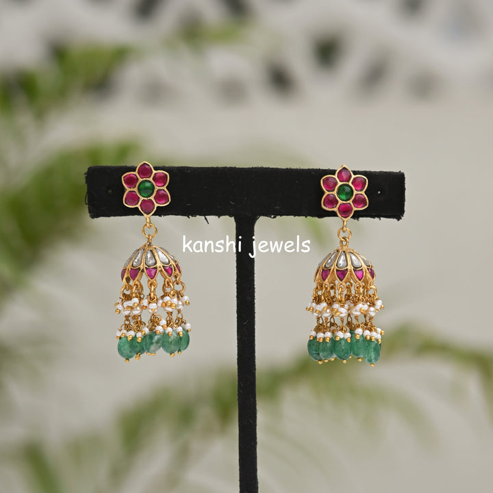Jadau jhumkas