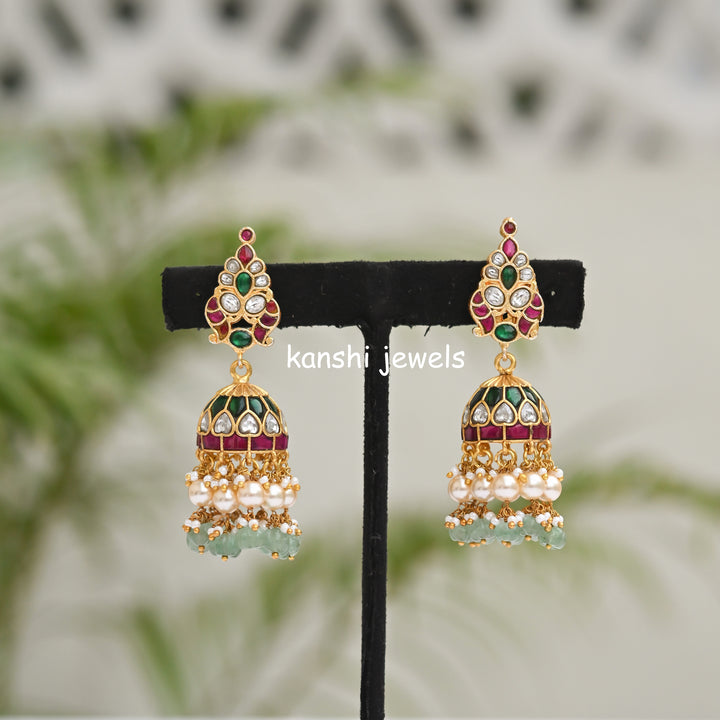 Jadau jhumkas