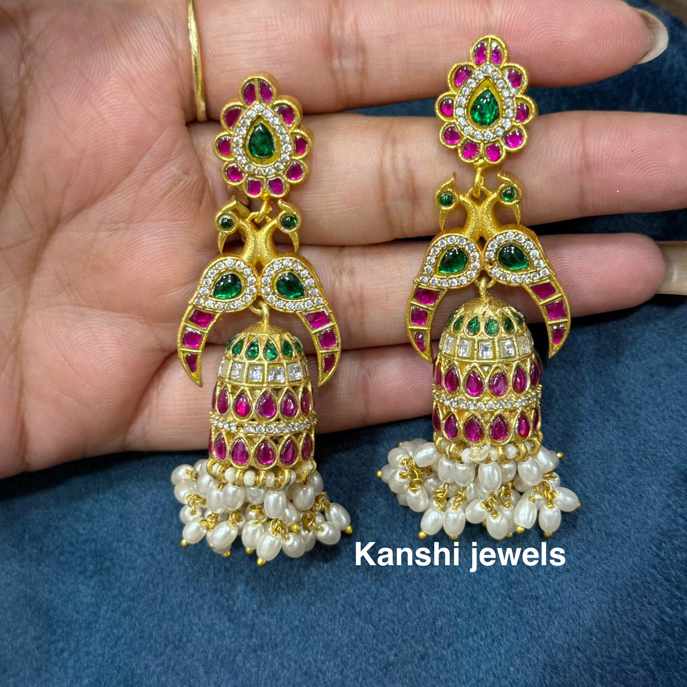 Jadau Jhumkas