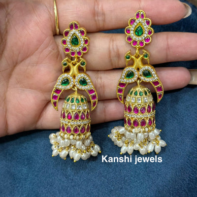 Jadau Jhumkas