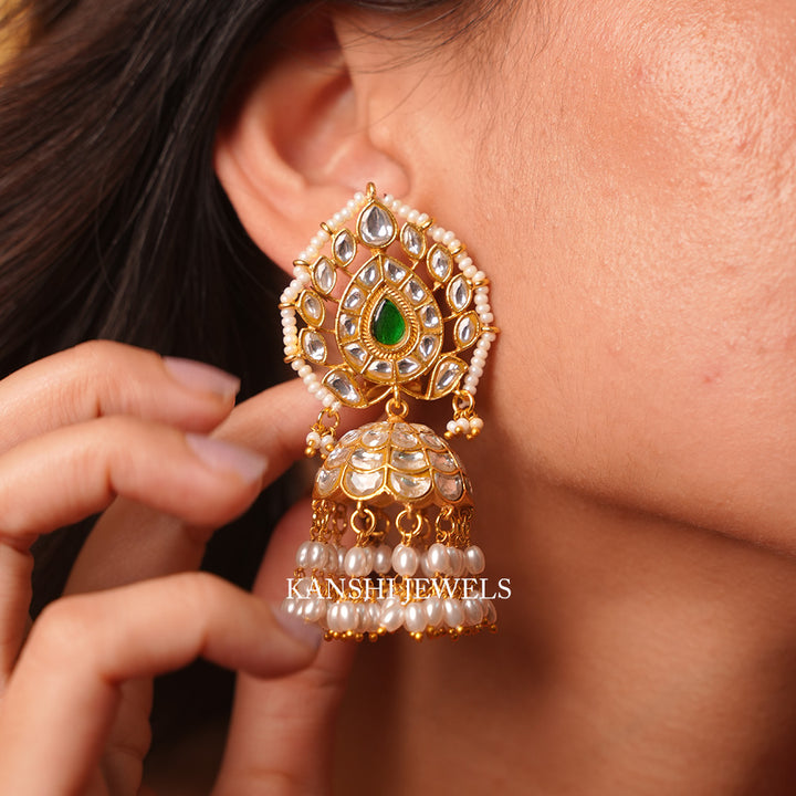 Jadau jhumkas