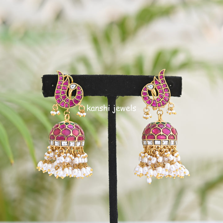 Jadau jhumkas