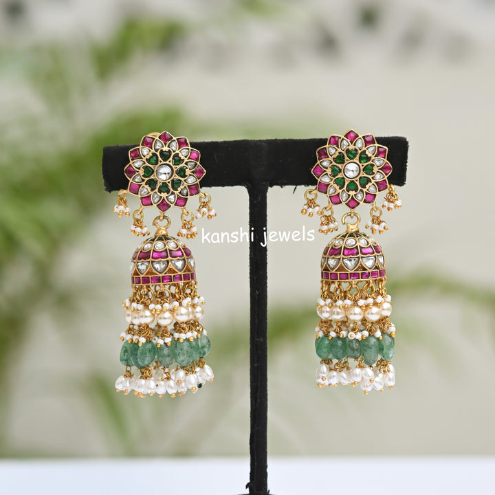Jadau jhumkas