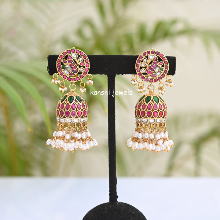 Jadau jhumkas