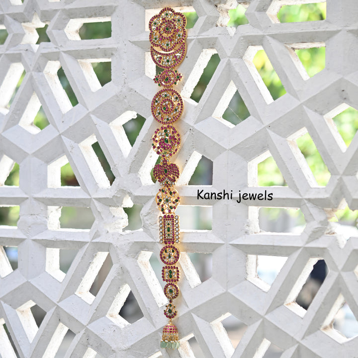 Jadau kundan Hair choti