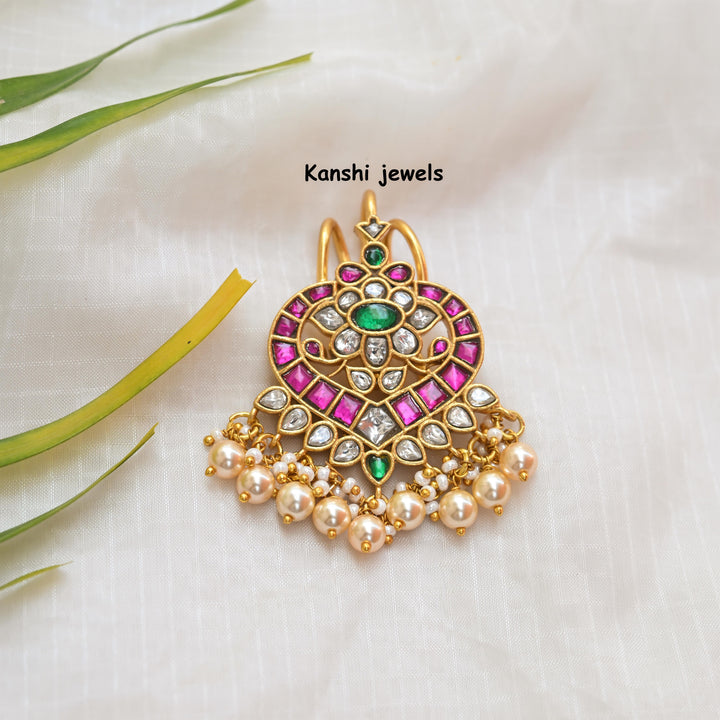 Jadau Hair Pin by Kanshi Jewels,
Dulan Hair pin