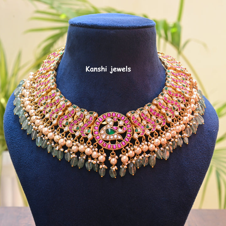 Kanshijewels , dulhan necklace , chokar necklace, kundan necklace, jadau necklace,  kanshi jewellery
