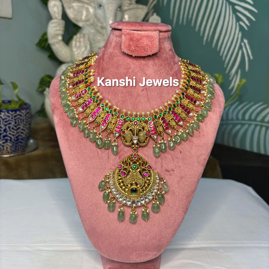 Kanshijewels , dulhan necklace , chokar necklace, kundan necklace, jadau necklace,  kanshi jewellery