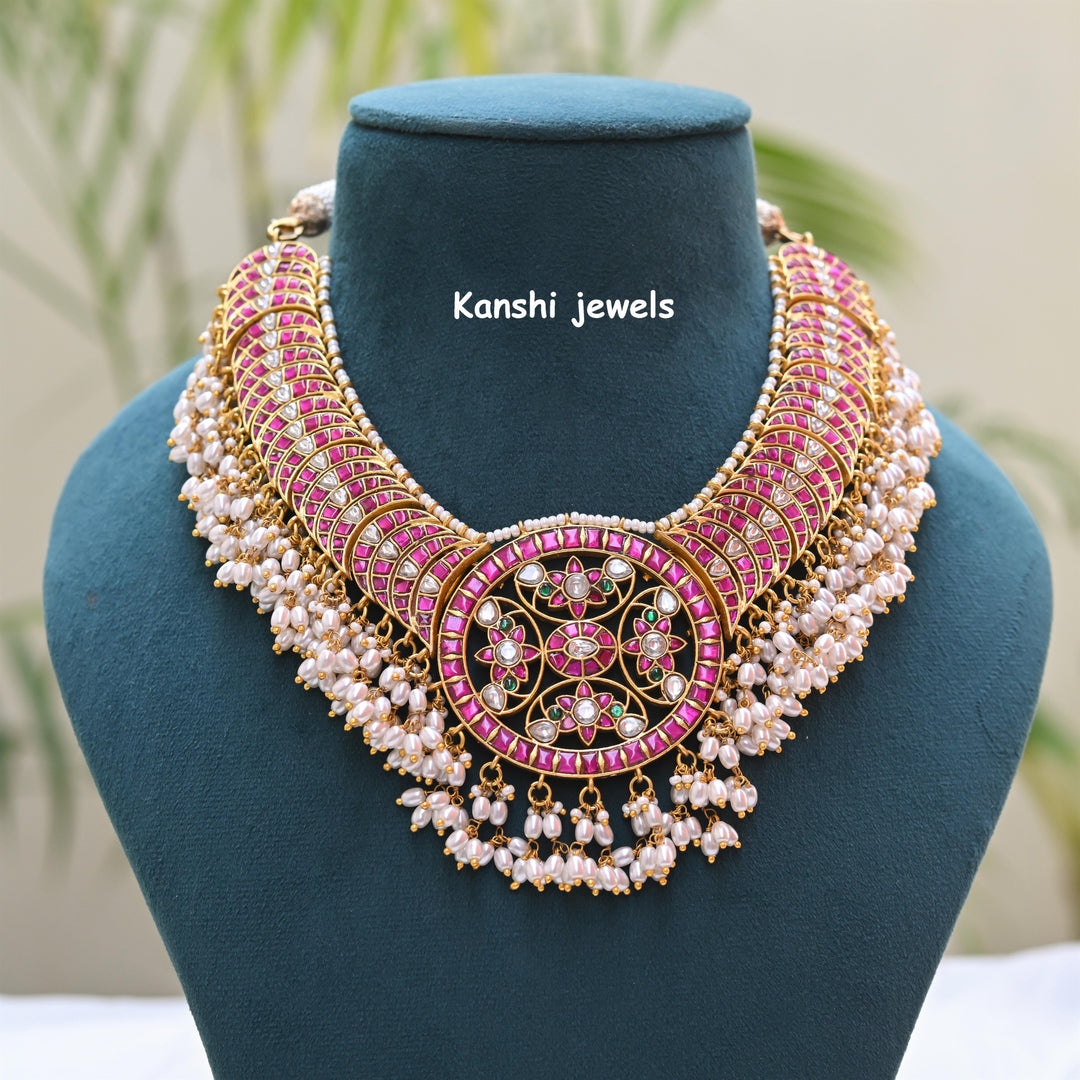 Kanshijewels , dulhan necklace , chokar necklace, kundan necklace, jadau necklace,  kanshi jewellery