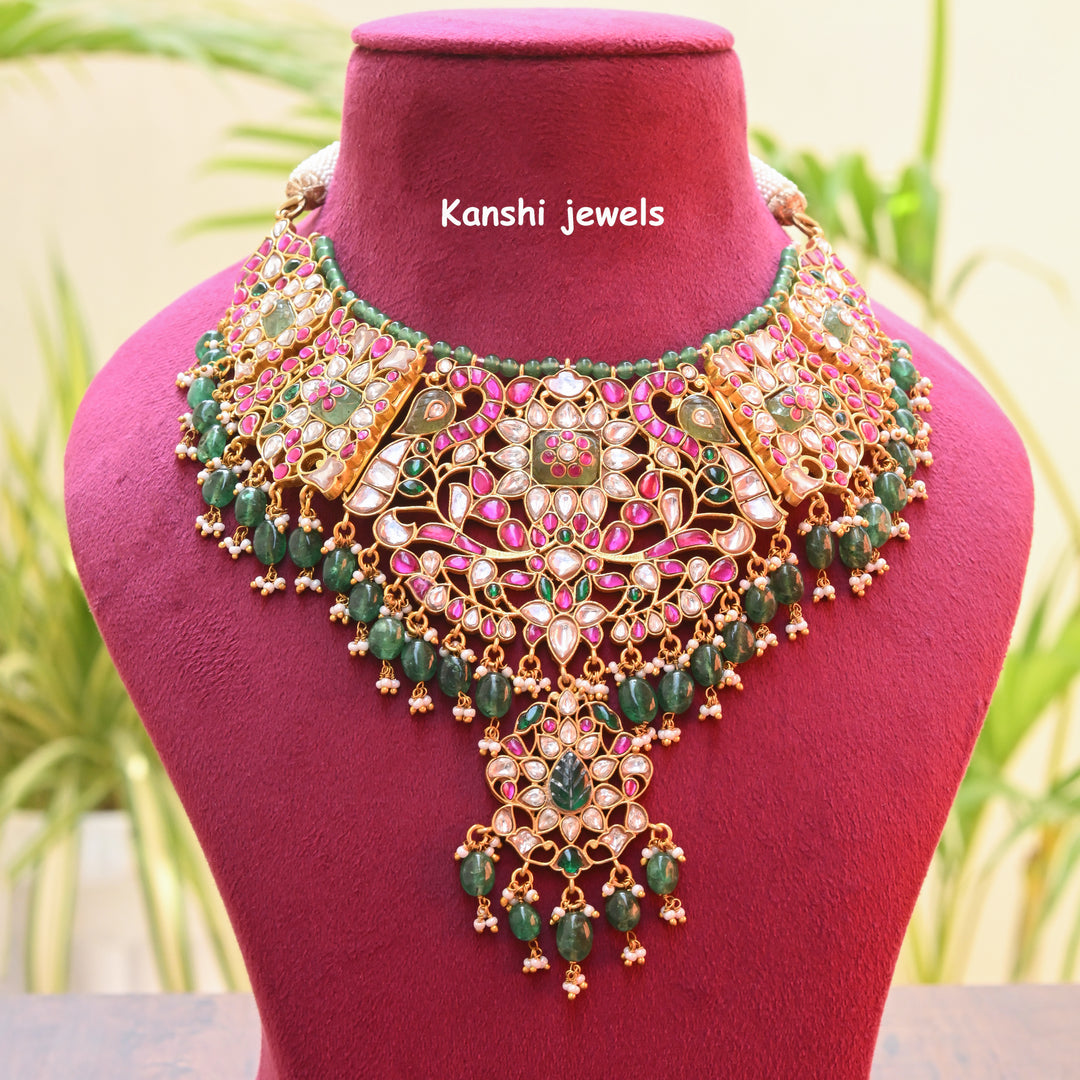 Kanshijewels , dulhan necklace , chokar necklace, kundan necklace, jadau necklace,  kanshi jewellery