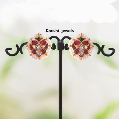 Jadau Kundan Studs