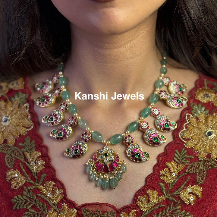 Kanshijewels , dulhan necklace , chokar necklace, kundan necklace, jadau necklace,  kanshi jewellery