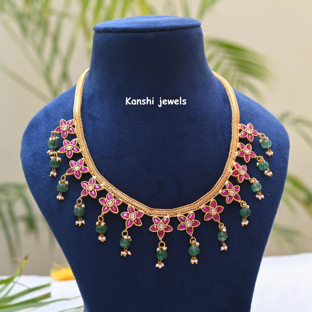 Kanshijewels , dulhan necklace , chokar necklace, kundan necklace, jadau necklace,  kanshi jewellery