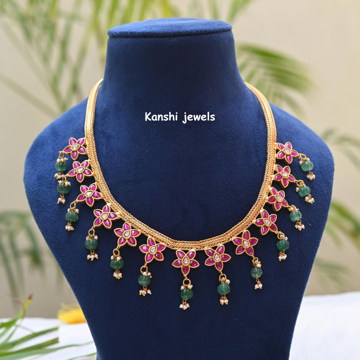 Kanshijewels , dulhan necklace , chokar necklace, kundan necklace, jadau necklace,  kanshi jewellery
