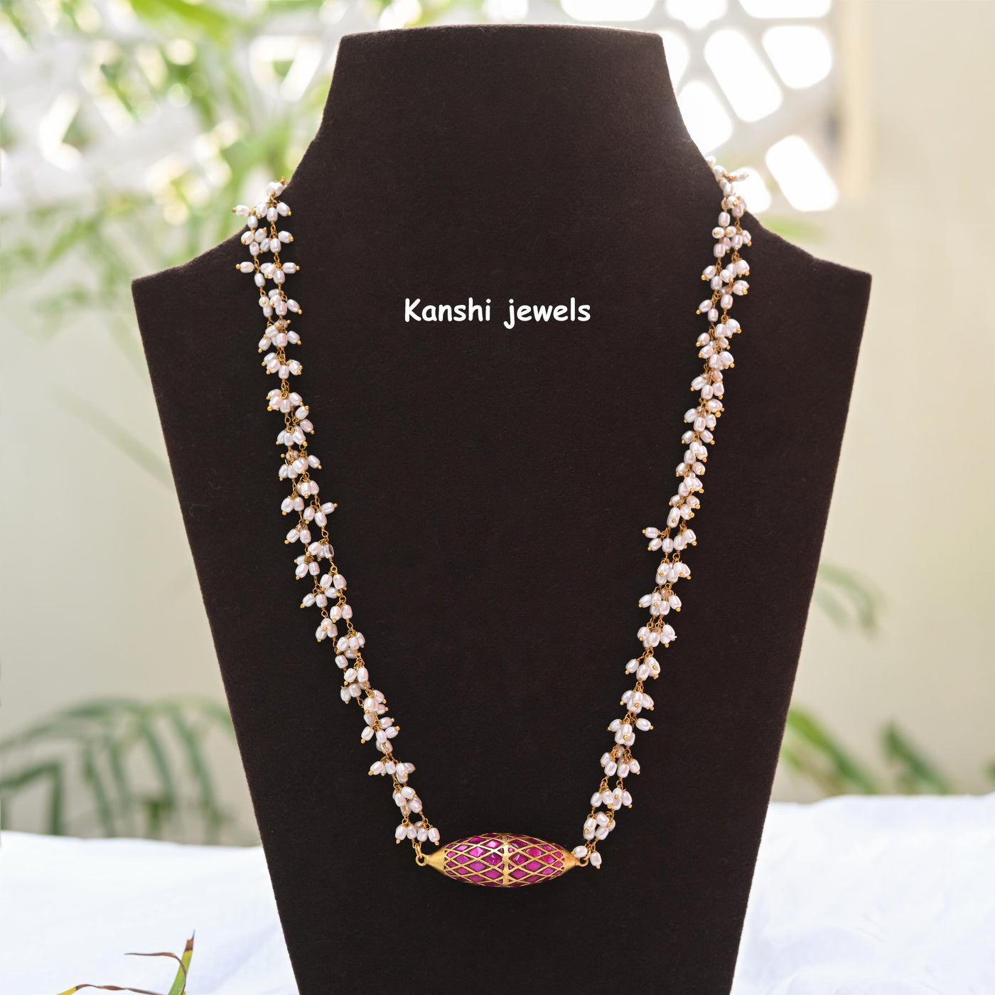 Jadau Pearl Necklace