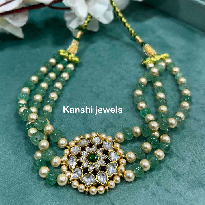 Kanshijewels , dulhan necklace , chokar necklace, kundan necklace, jadau necklace,  kanshi jewellery
