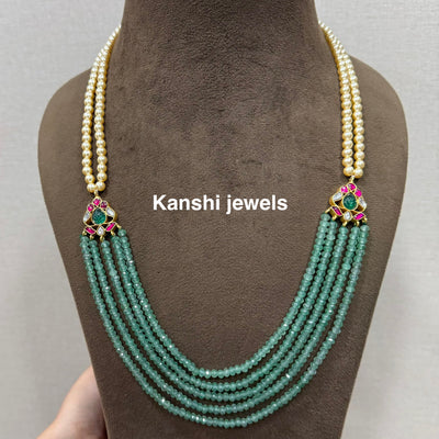 Jadau swaroski emerald haram