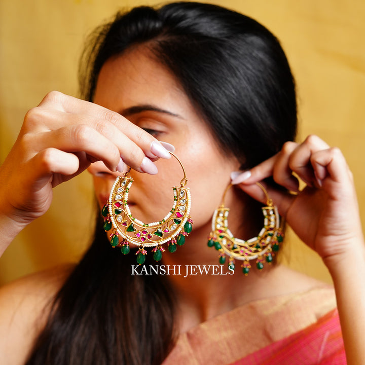 Designer chandbali earrings