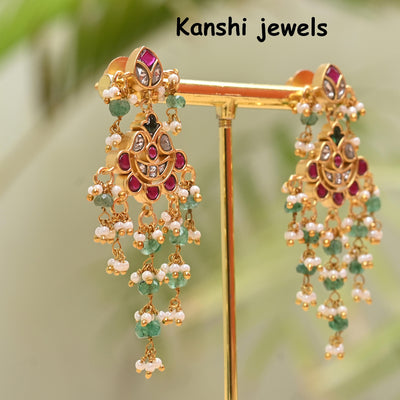 Jadau Kundan Stud Earrings