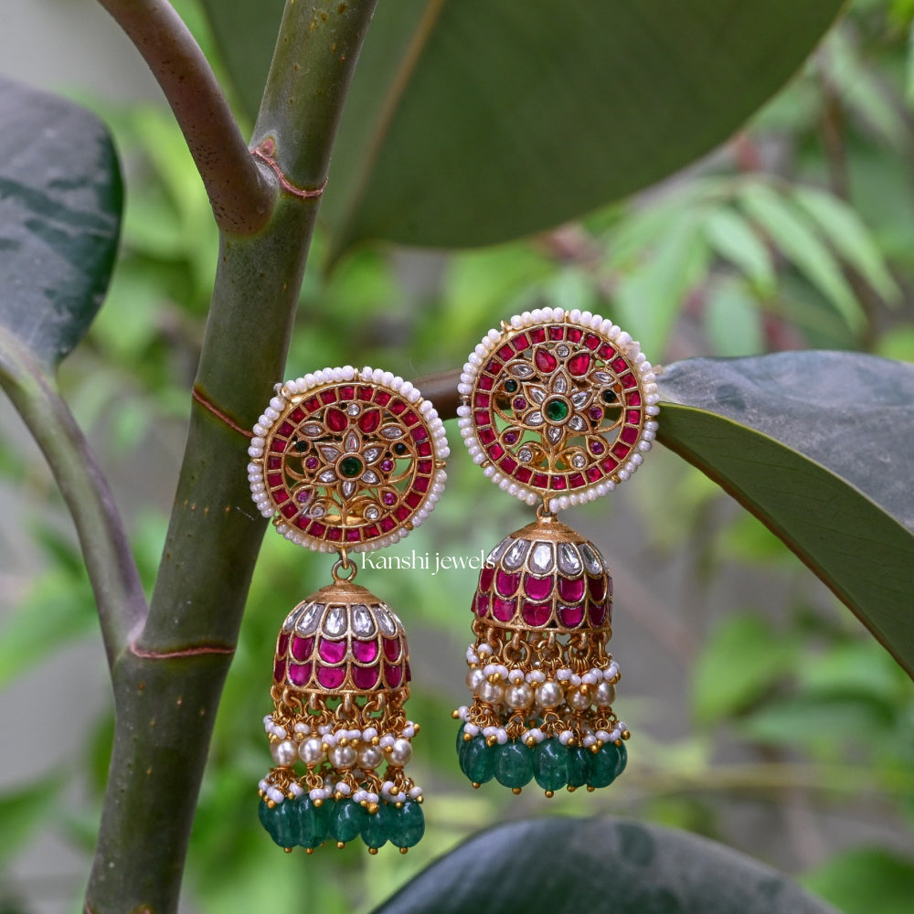 Classic Jadau Earrings