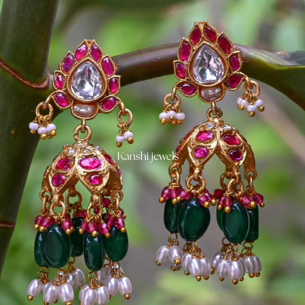 Classic Jadau Earrings