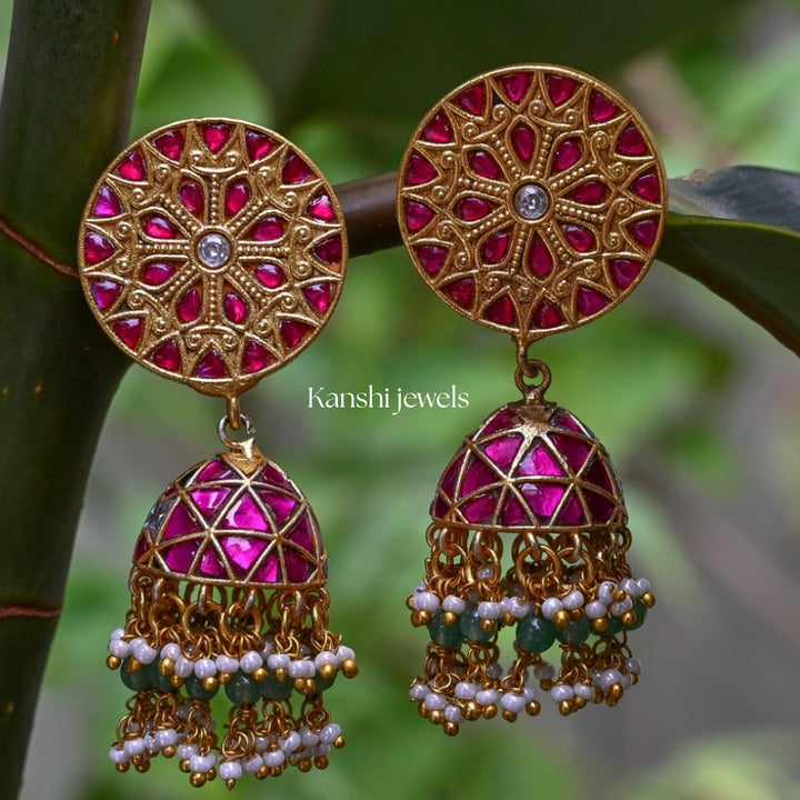 Classic Jadau Earrings