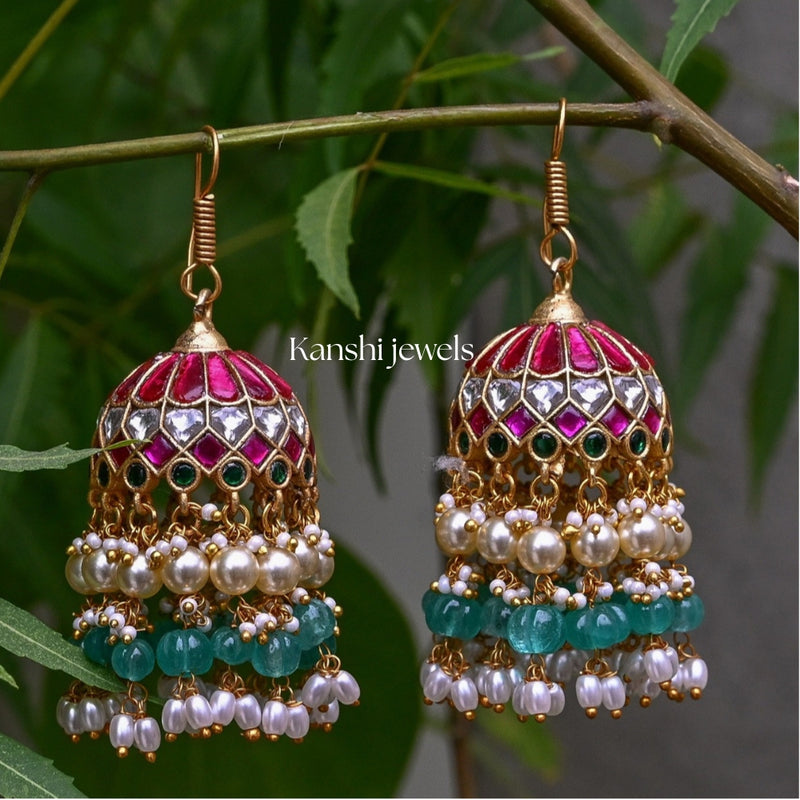 Classic Jadau Earrings
