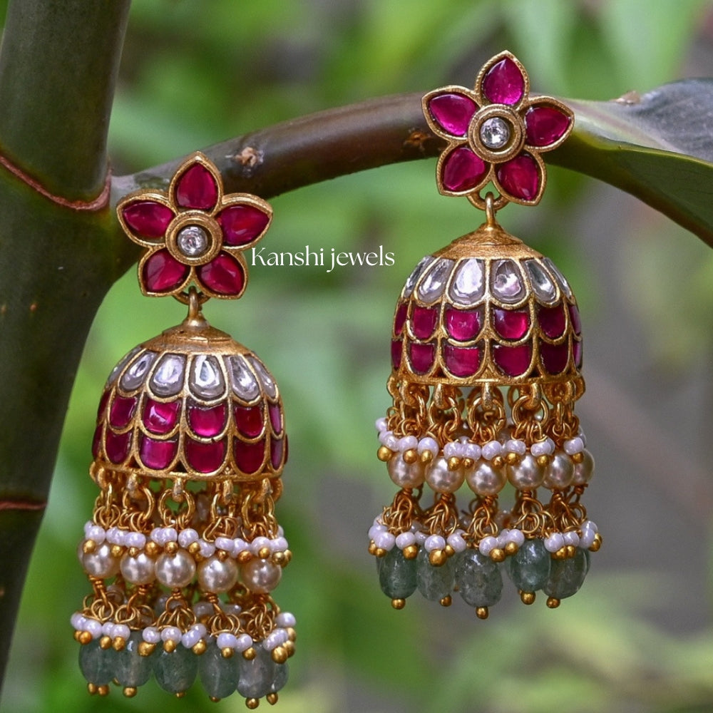 Classic Jadau Earrings